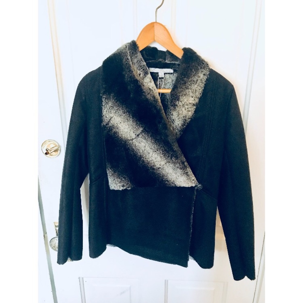 Emil Rutenberg Faux Fur Ultrasuede Coat